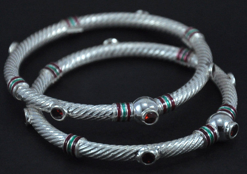 Silver Bangles