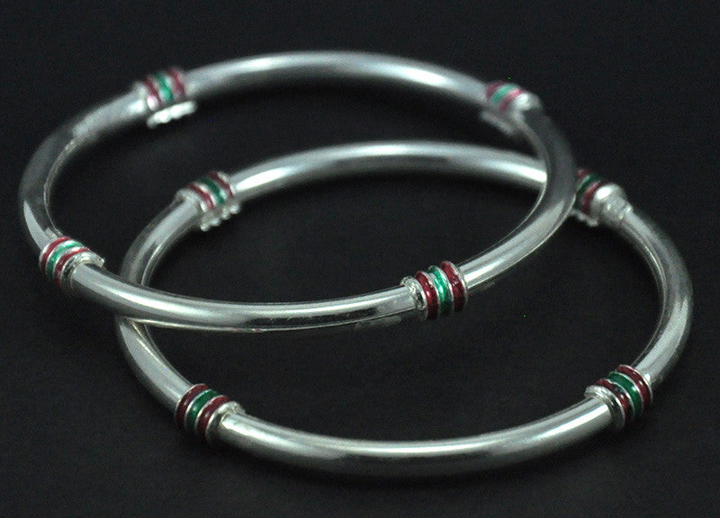 Silver Bangles