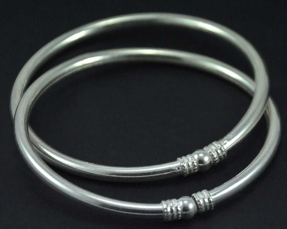 Silver Bangles