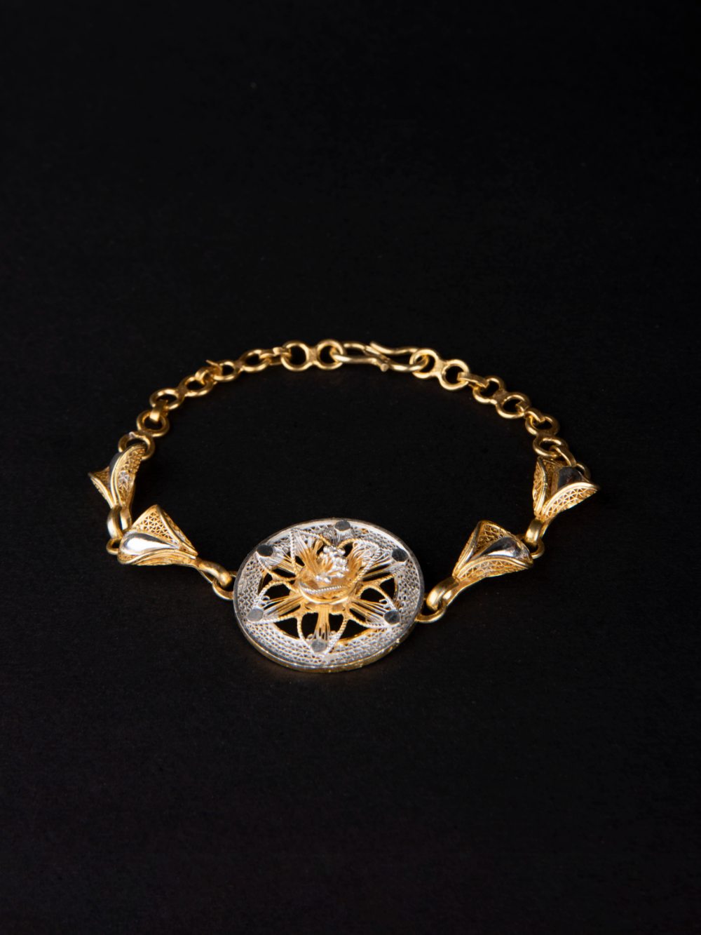 Buy golden Bracelets online for women handmade Filigree Silverlinings