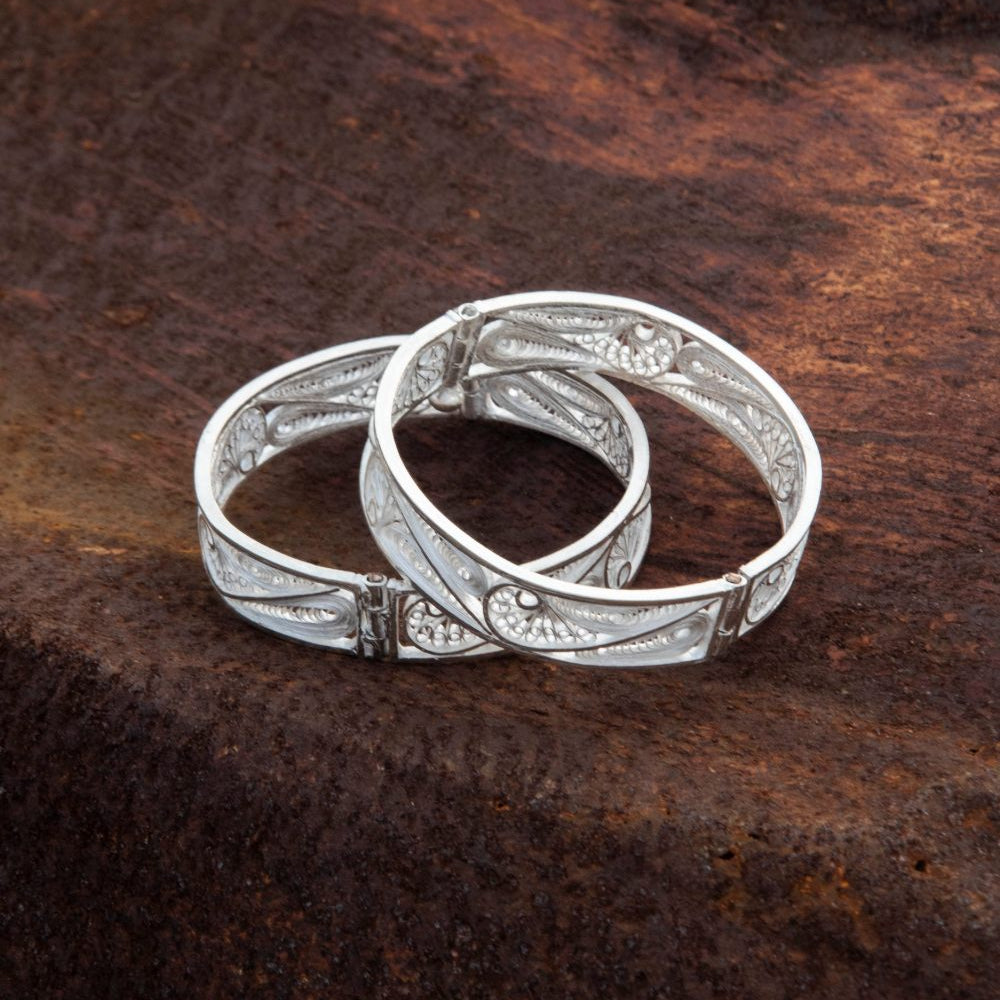 
                      
                        Filigree bangles
                      
                    