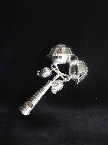 Silver Baby Rattle