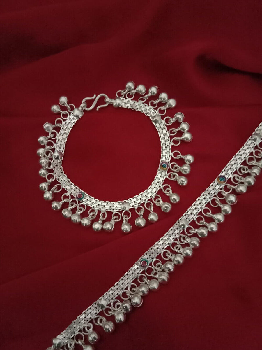 Baby Girl Anklets Online Silver Anklets for Babies Silverlinings