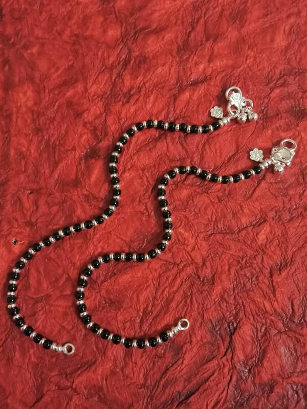 Black beads Anklets (2-5 yrs)