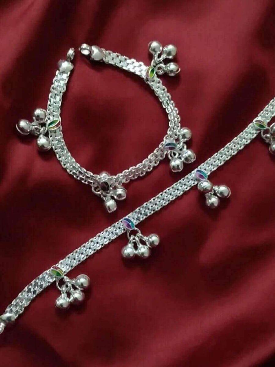 Anklets Online Silver Baby Anklets for babies by Silver Linings
