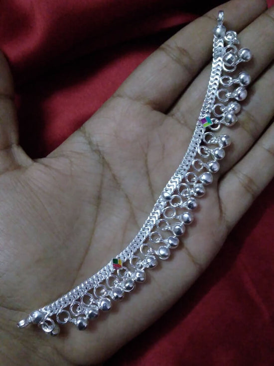Baby Anklets in Silver BB068