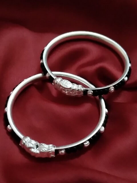 
                      
                        Baby Nazariya Bangle Silver
                      
                    