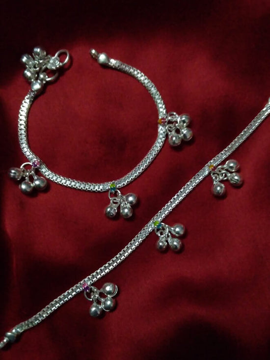 Baby girl Silver Anklets BB072