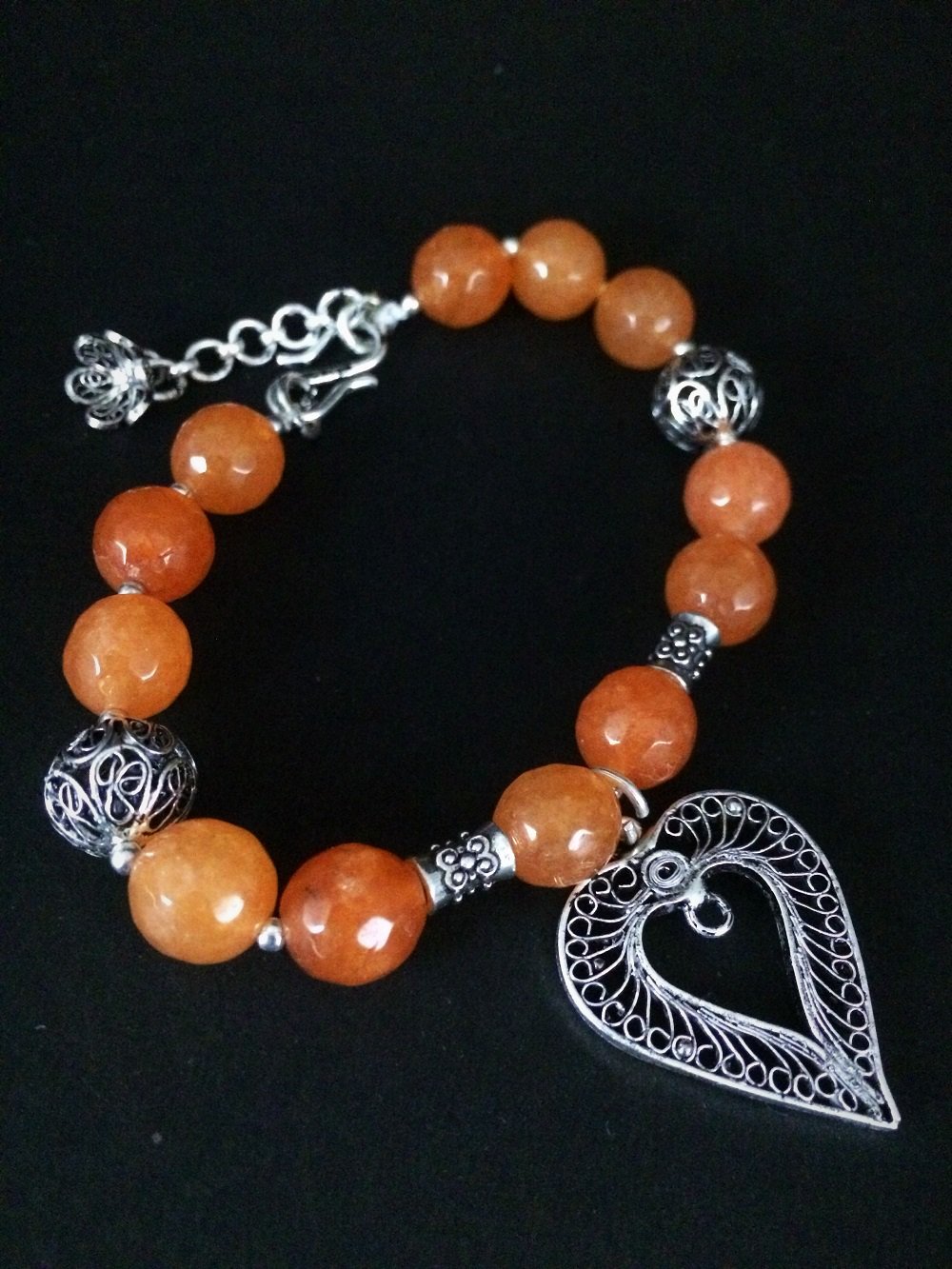 Beads Bracelets Orange