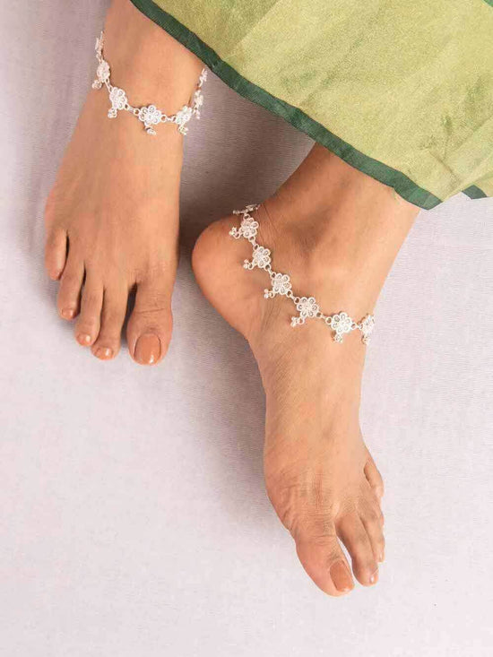 Beautiful Silver Anklets