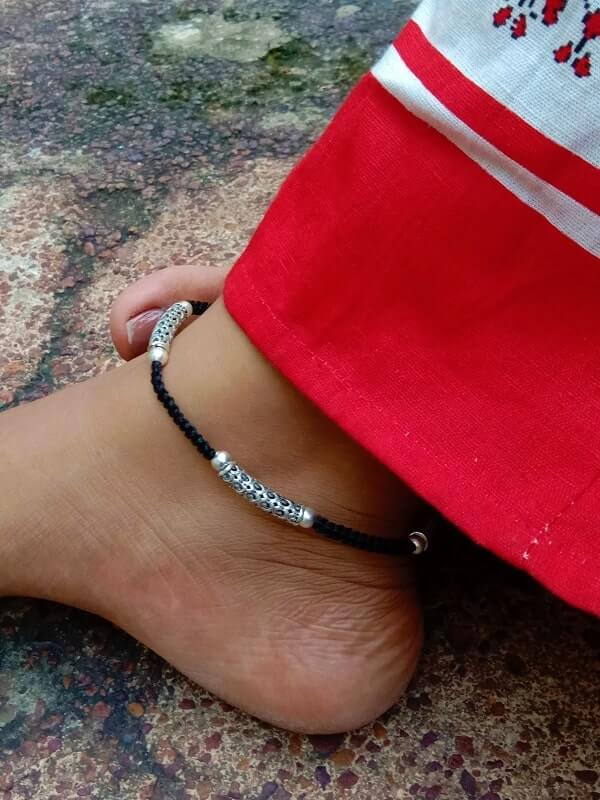 Black Thread Anklet