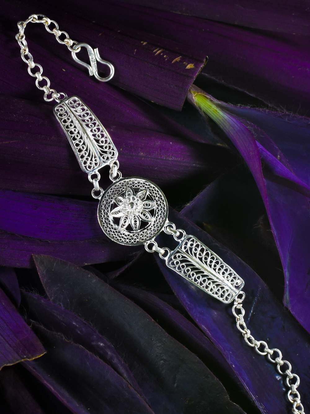 burst of light memorial pendant sterling silver luxury bracelet