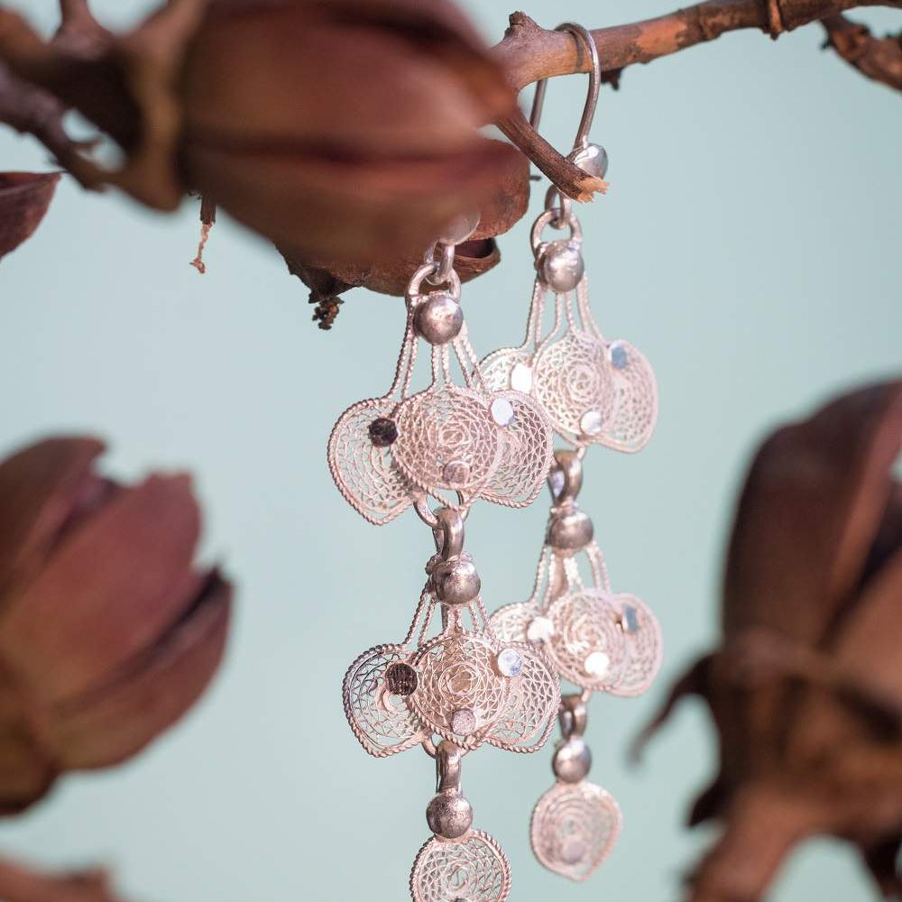
                      
                        Silver Dangle Earrings
                      
                    