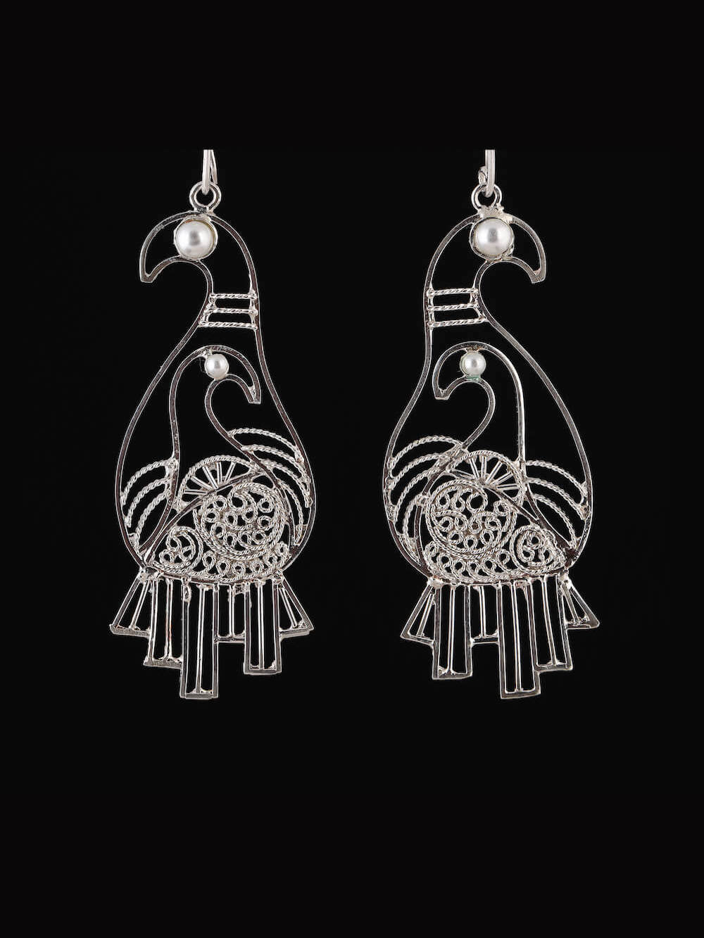 Peacock Earrings