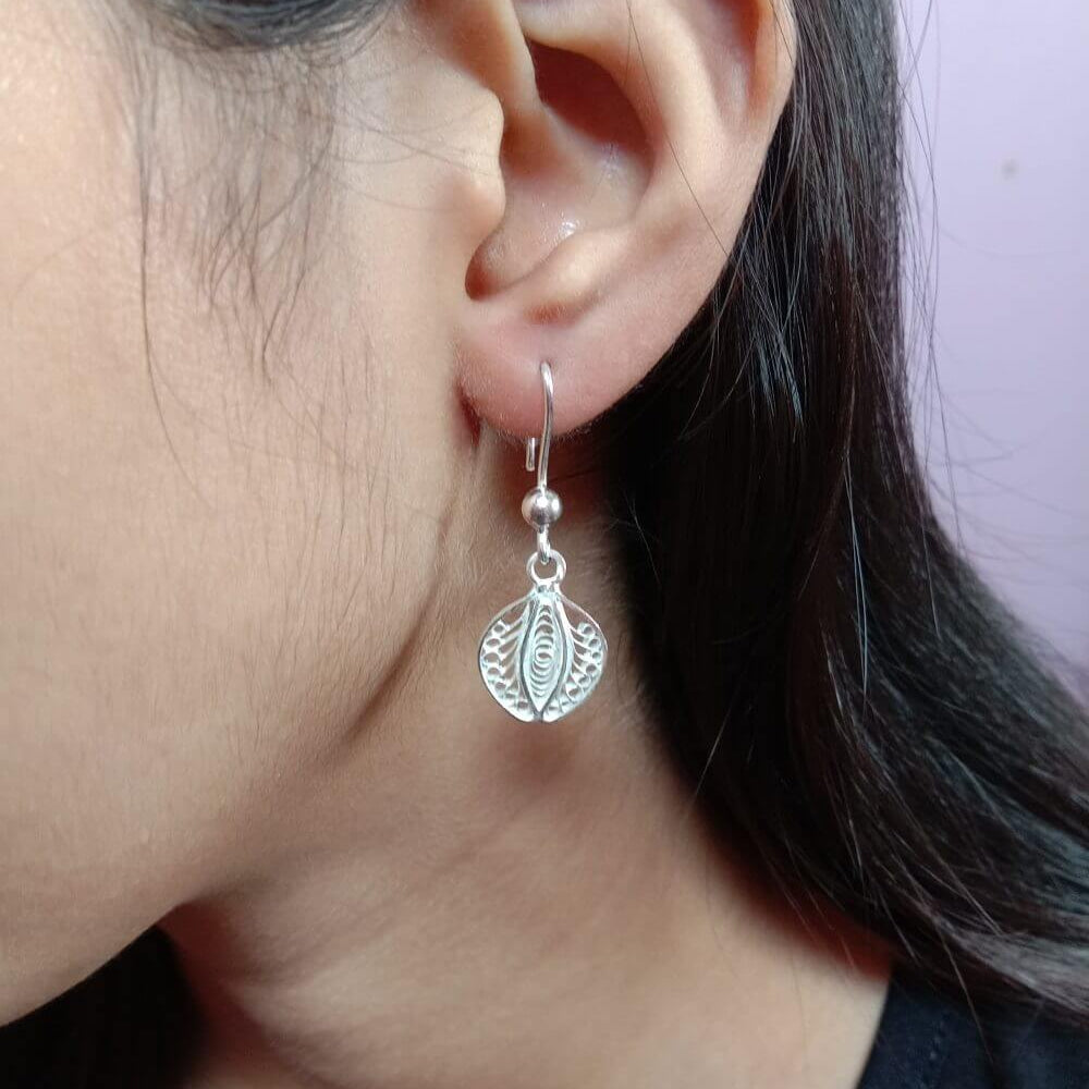 
                      
                        Silver Earrings Akhrot
                      
                    
