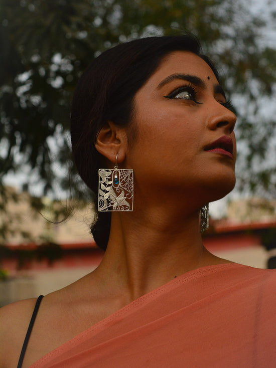 Load image into Gallery viewer, Maa Durga Avatars Earrings
