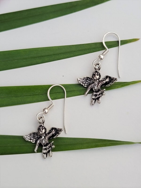 Cupid earrings gift for girlfriend