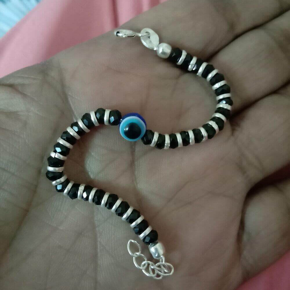 
                      
                        Evil Eye Black Bead Bracelet BB046
                      
                    