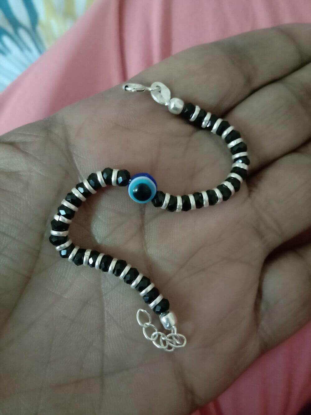 Lumen Latest Stylish Evil Eye Nazaria Bracelet Black Beads Newborn Baby To  4 Year Child Girl And Boy at Rs 50 | Bracelet in New Delhi | ID: 25962456591