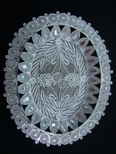 Silver Filigree plate