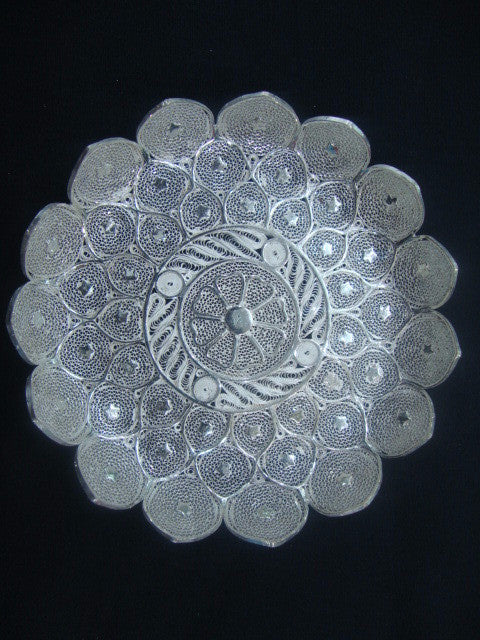 Silver Filigree Plate