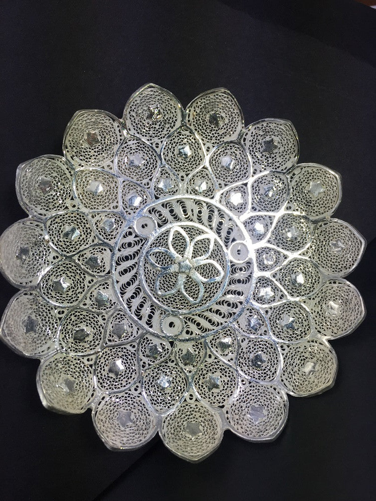 
                      
                        Silver Filigree Plate
                      
                    