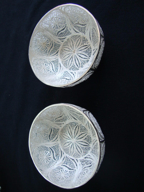 Silver set of two Bowls