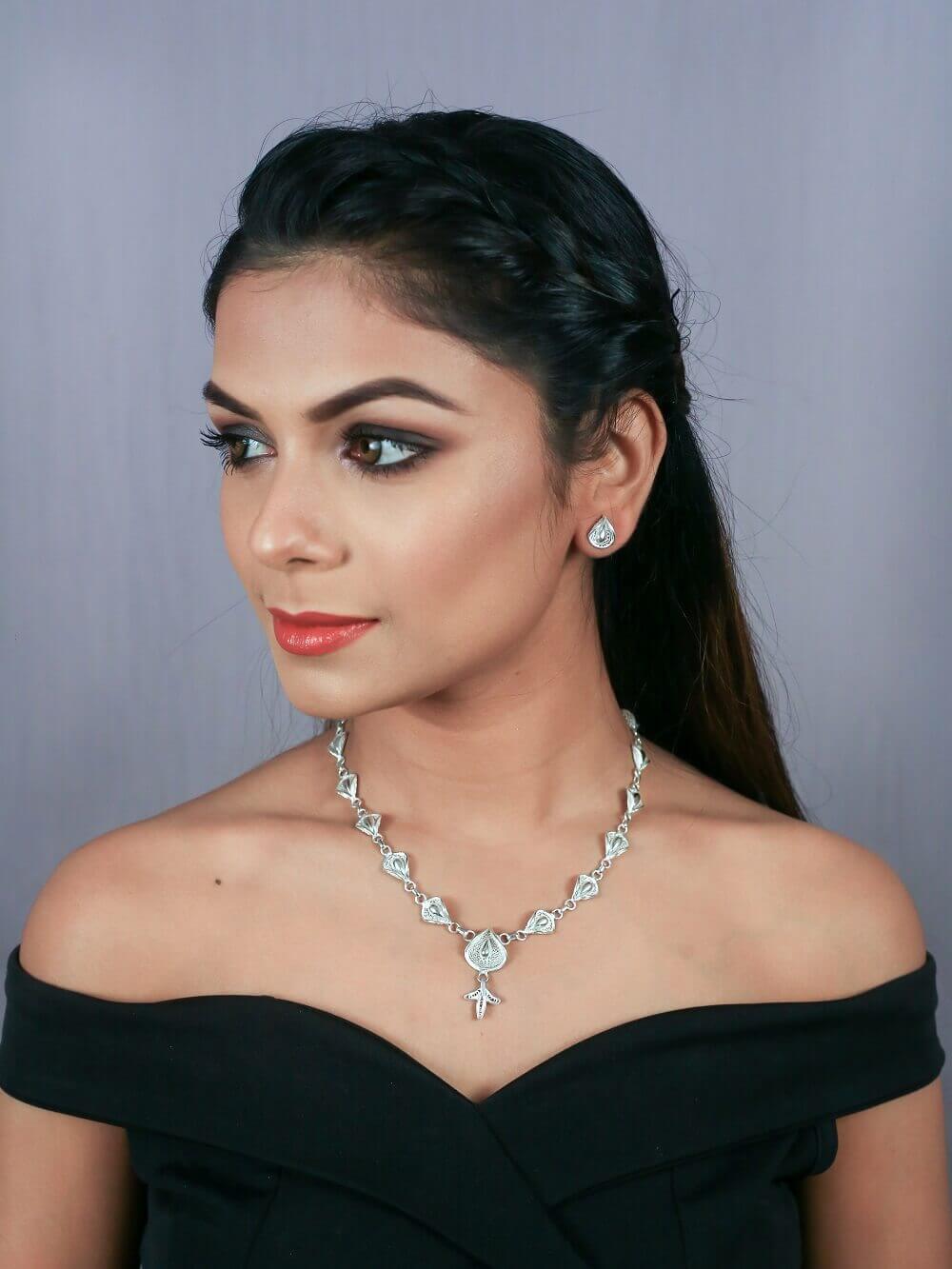 Filigree Necklaces Online by Silver Linings India     