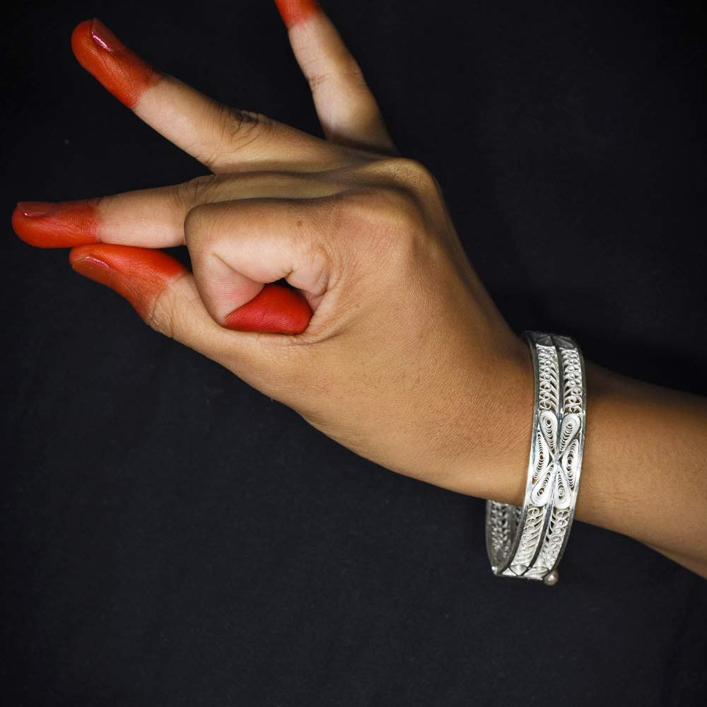 Filigree bangles        