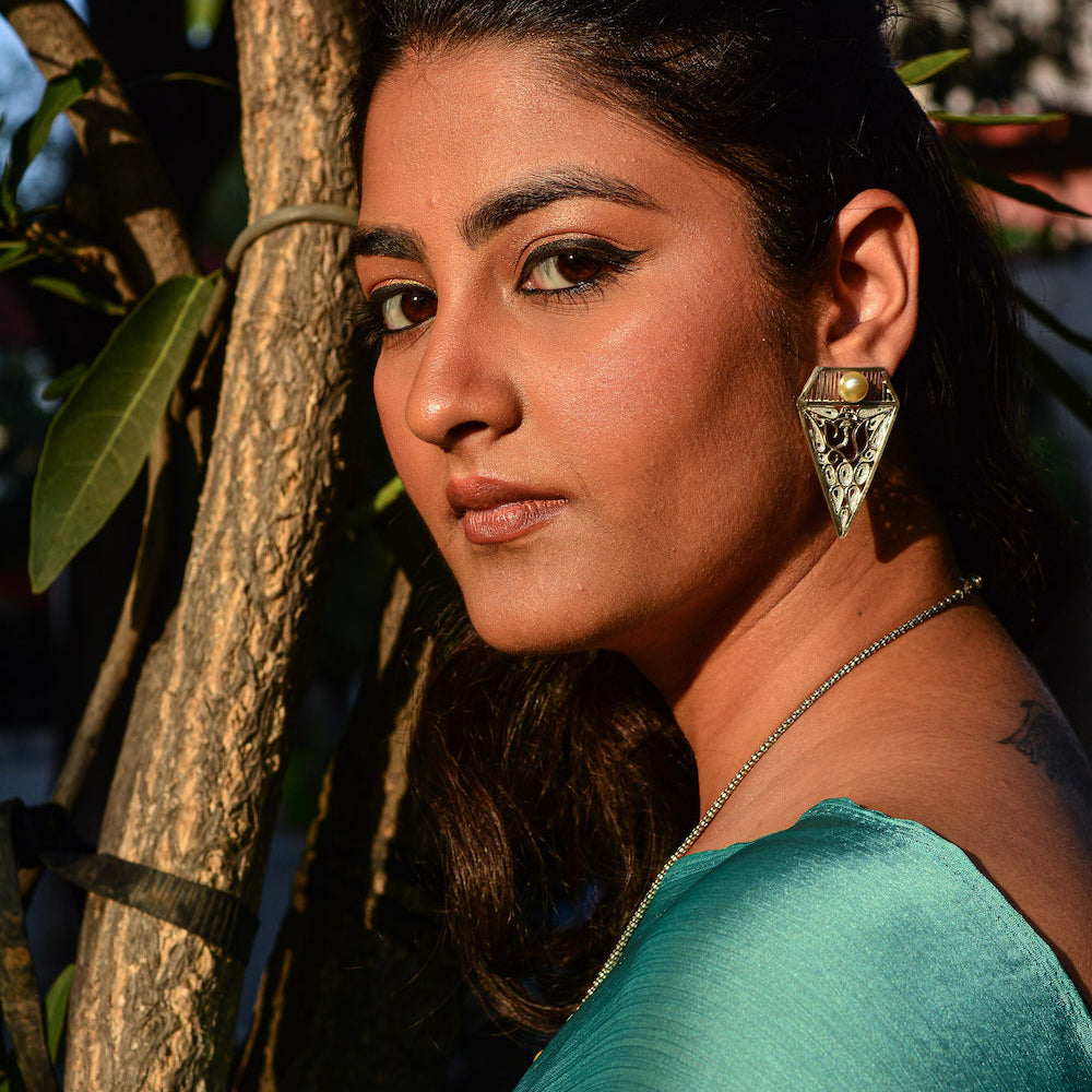 
                      
                        Ganesha Pearl Earrings
                      
                    