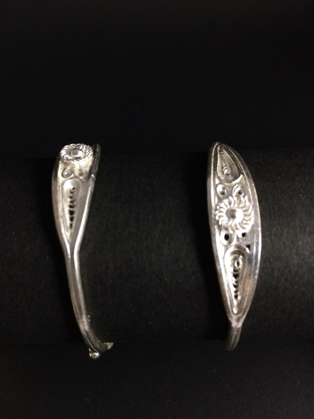 Gifts for babies Silver bangles in filigree