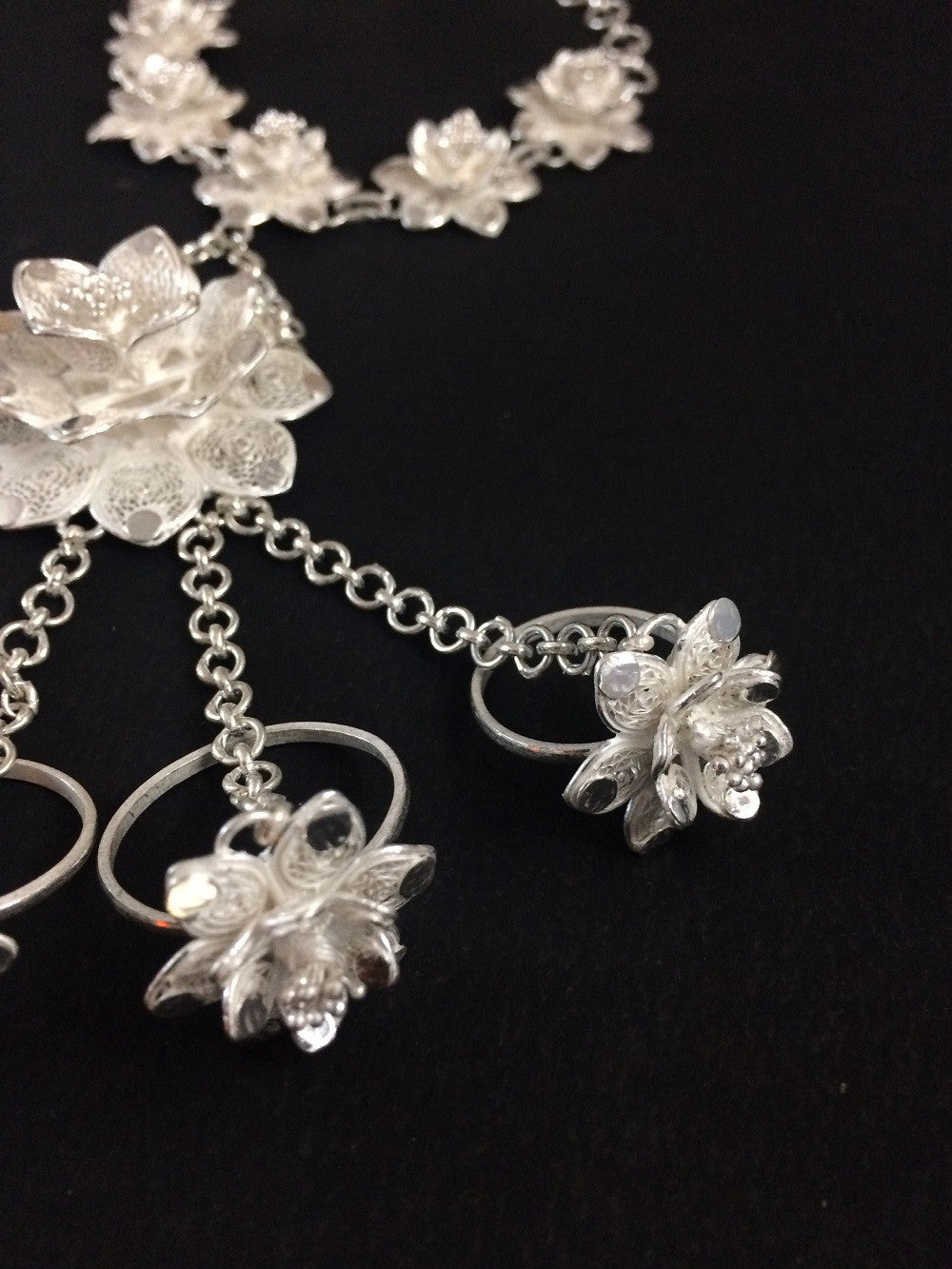 Silver Haath phool online | Silver Linings | Handmade Filigree ...
