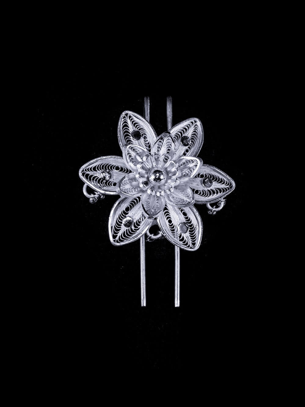 Juda Pins Online Hair Accessories Silverlinings Silver Filigree