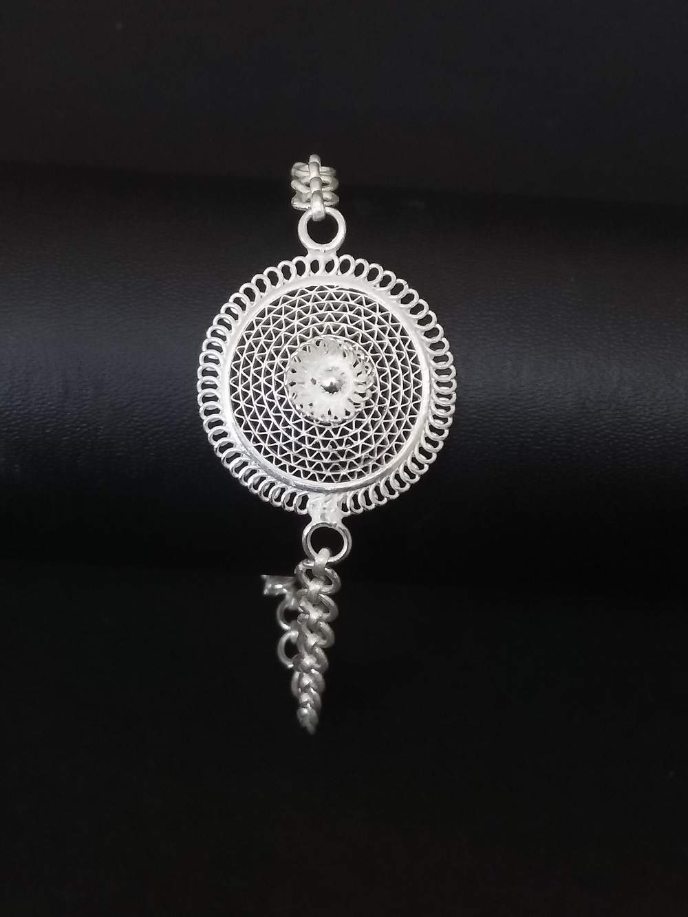 Load image into Gallery viewer, Silver Rakhi online

