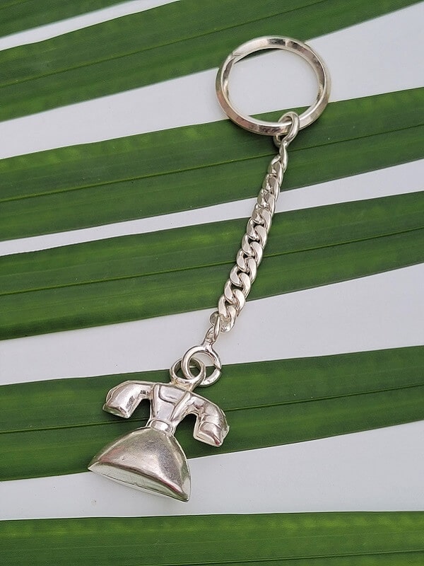 Silver Key Chain