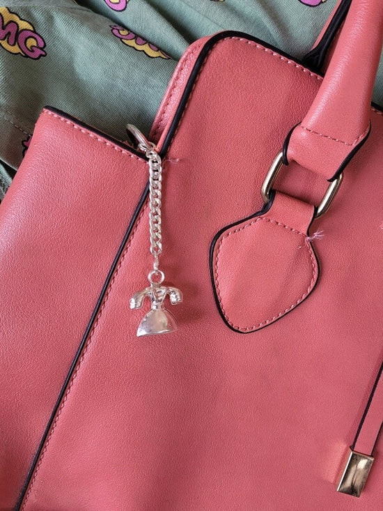 Load image into Gallery viewer, Silver Bag Charm
