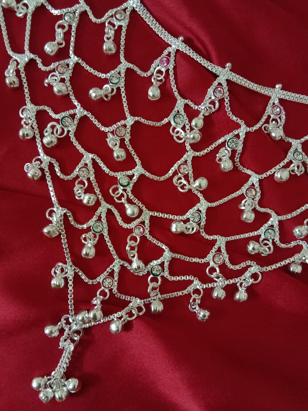 Bridal Kamarbandh Silver Kamarbandh Online India – Silverlinings