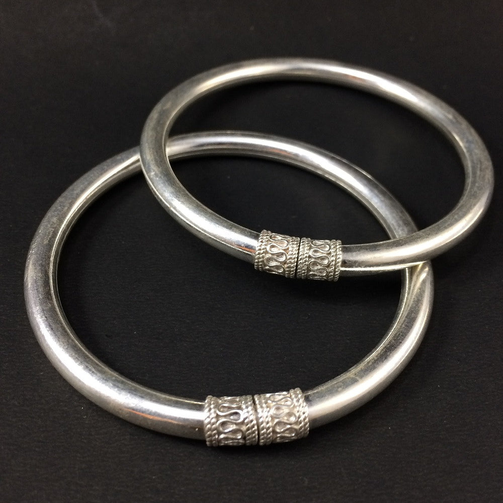 Silver Bangles