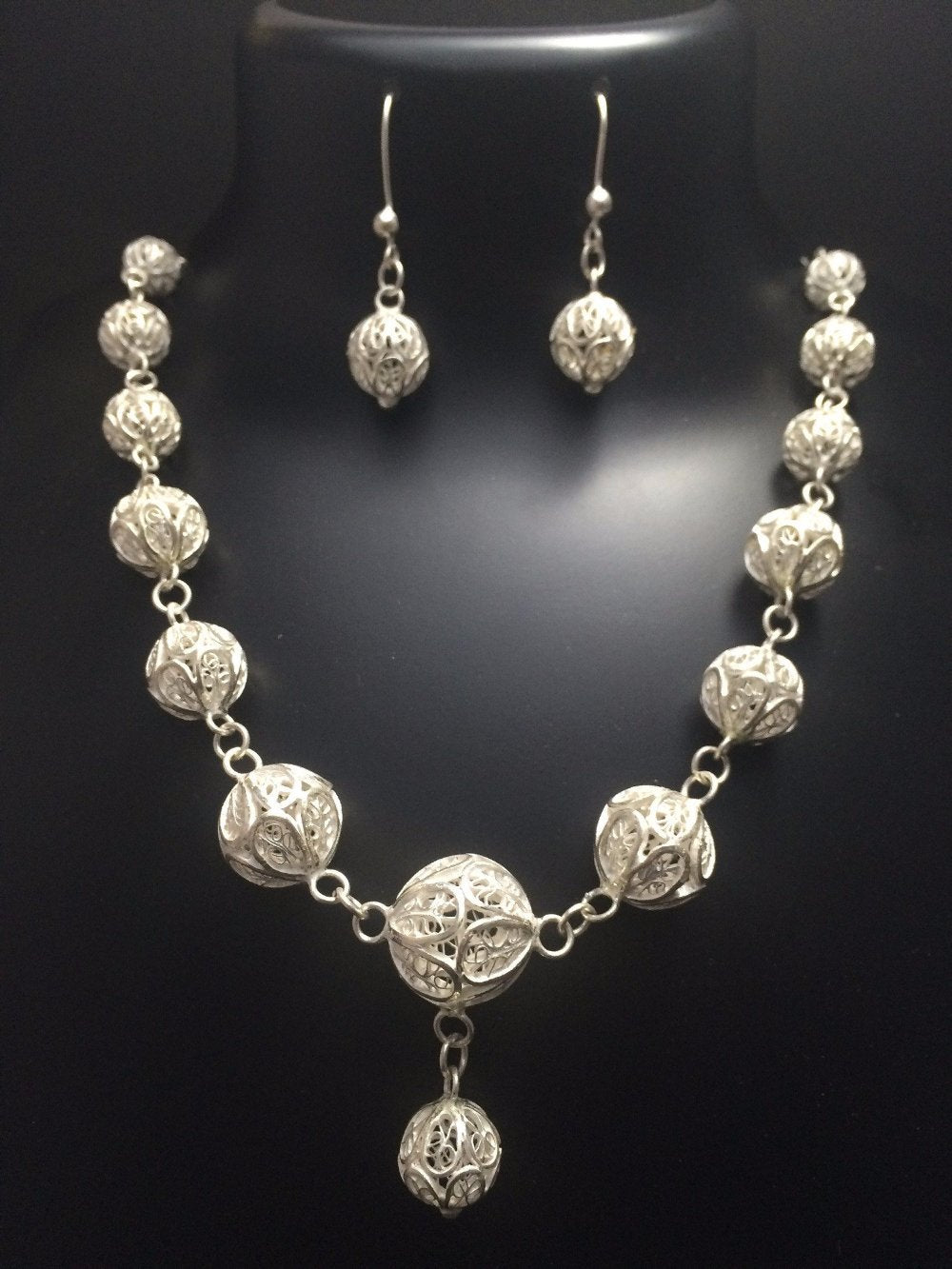 Silver Necklace set