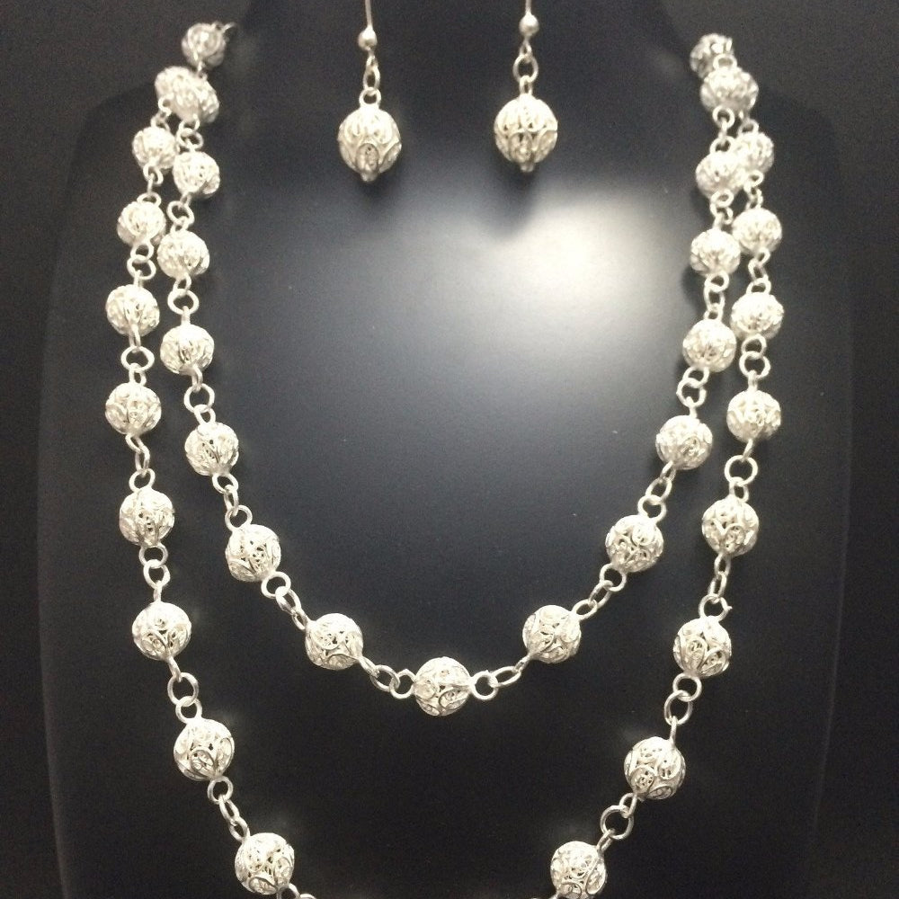 Silver Necklace set