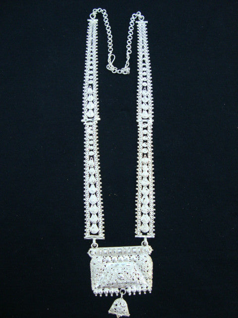 Silver Odissi dance jewellery