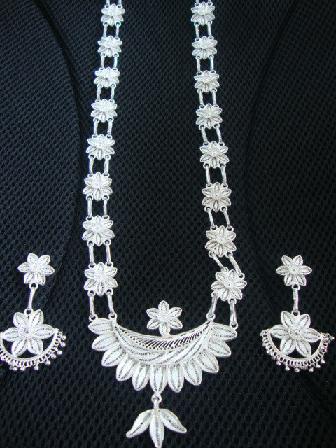 Silver Necklace set