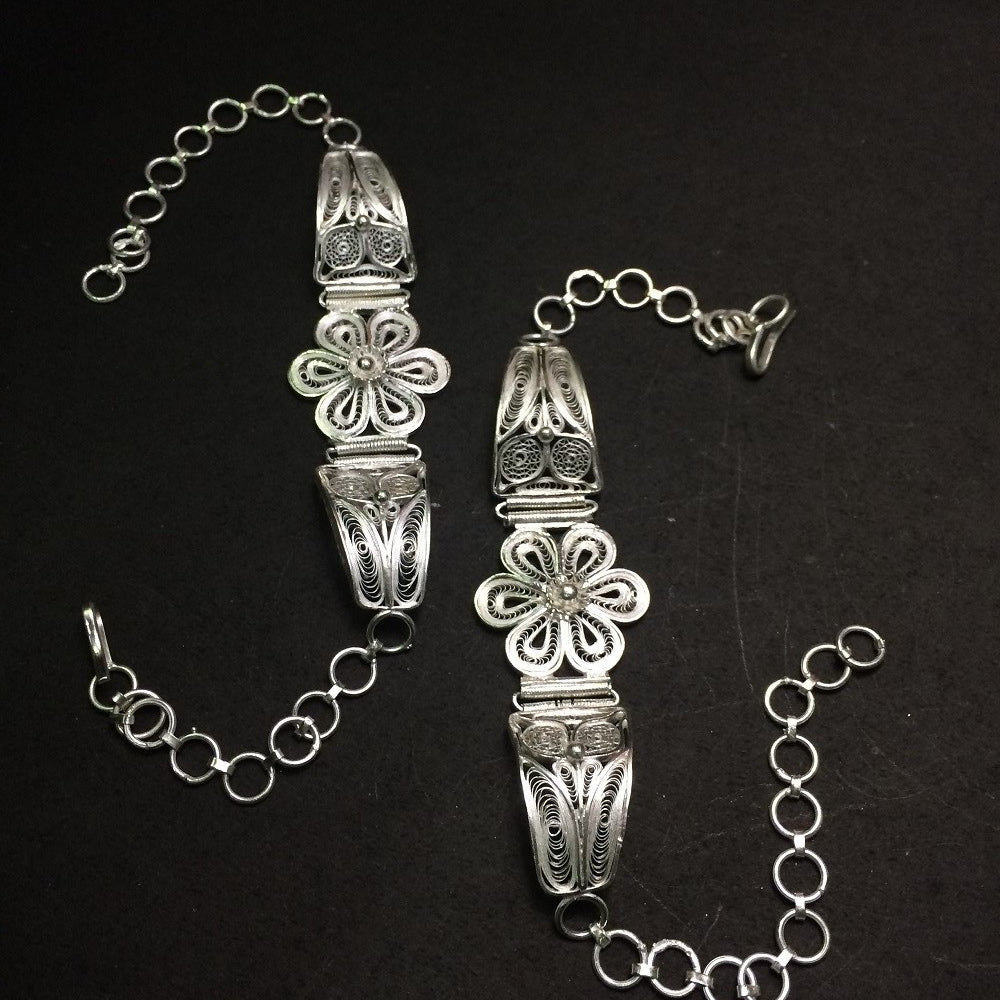 
                      
                        Silver Odissi dance jewellery
                      
                    