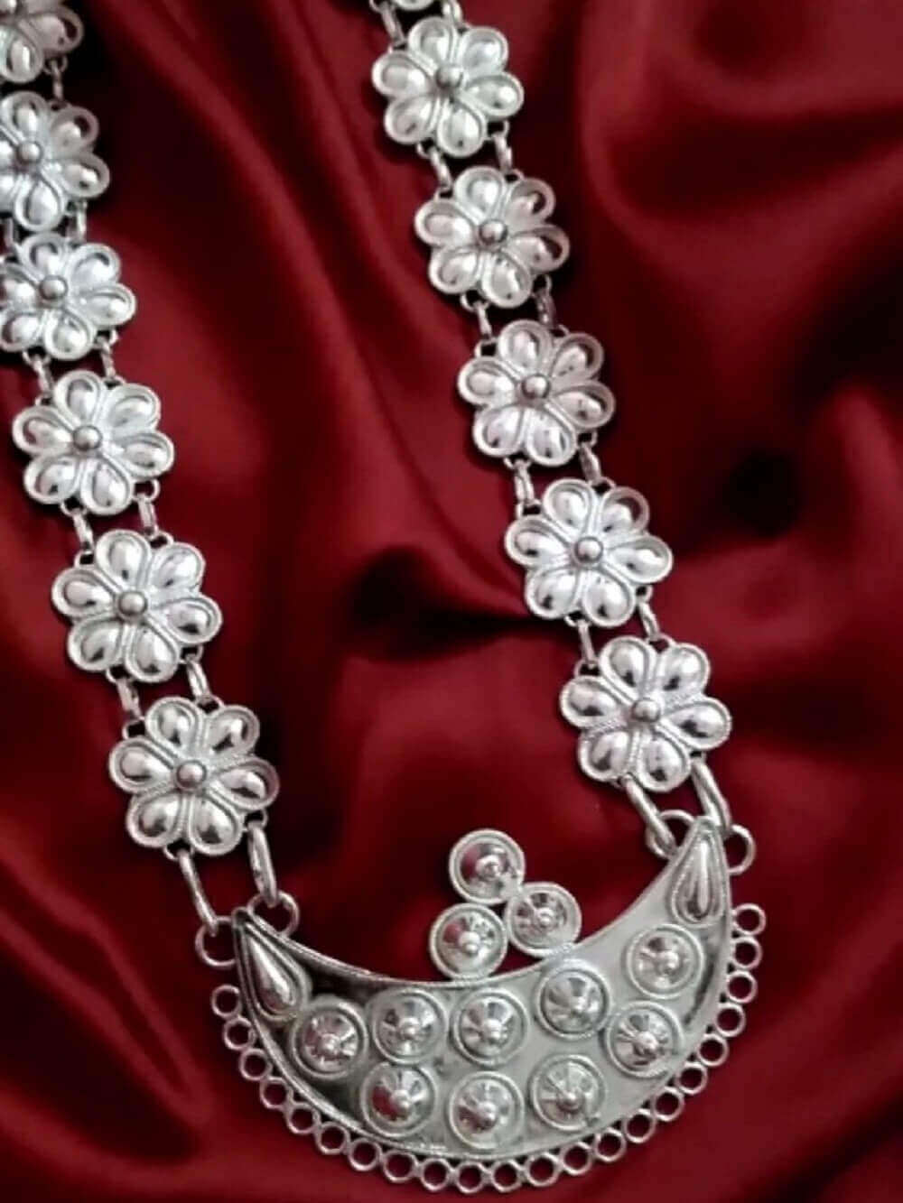 Odissi Silver Necklace