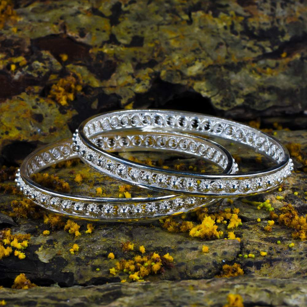 
                      
                        Silver Bangles
                      
                    