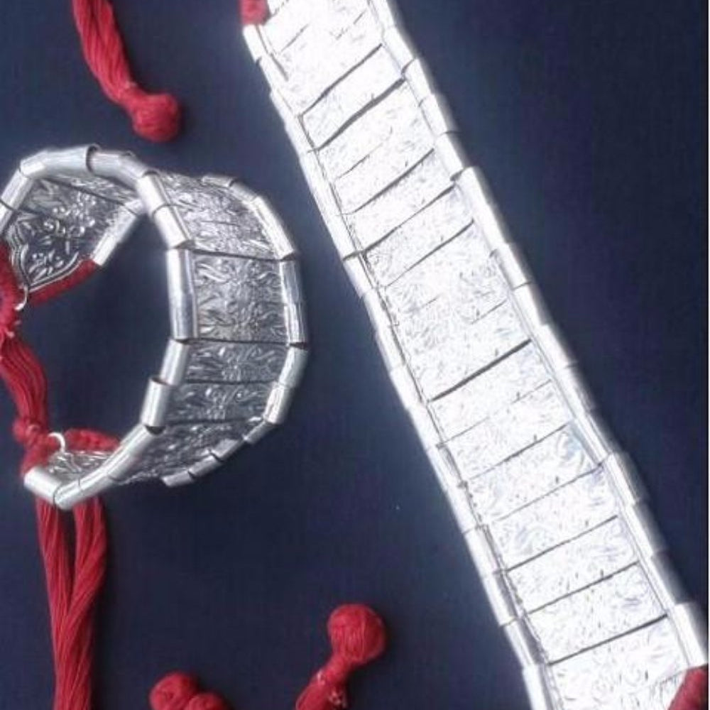 
                      
                        Silver Odissi dance jewellery
                      
                    