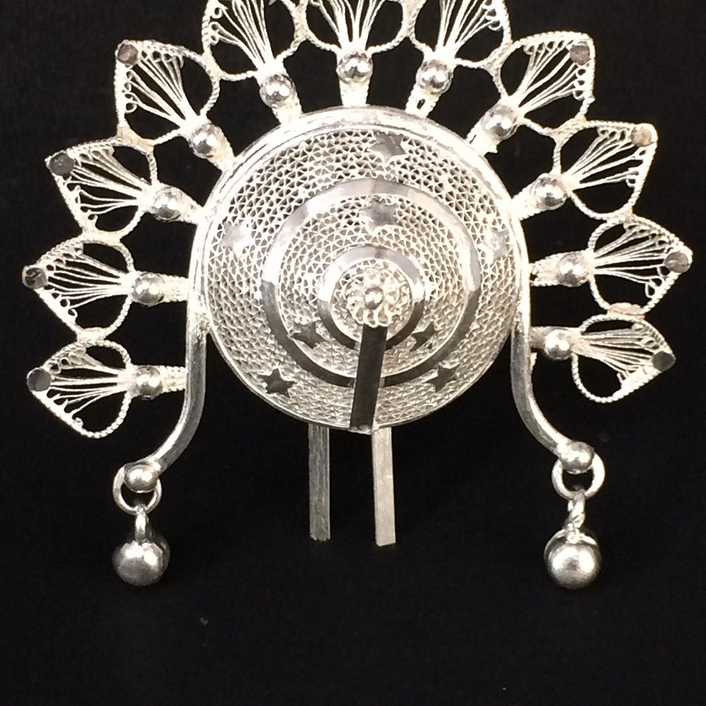Silver hair accessories