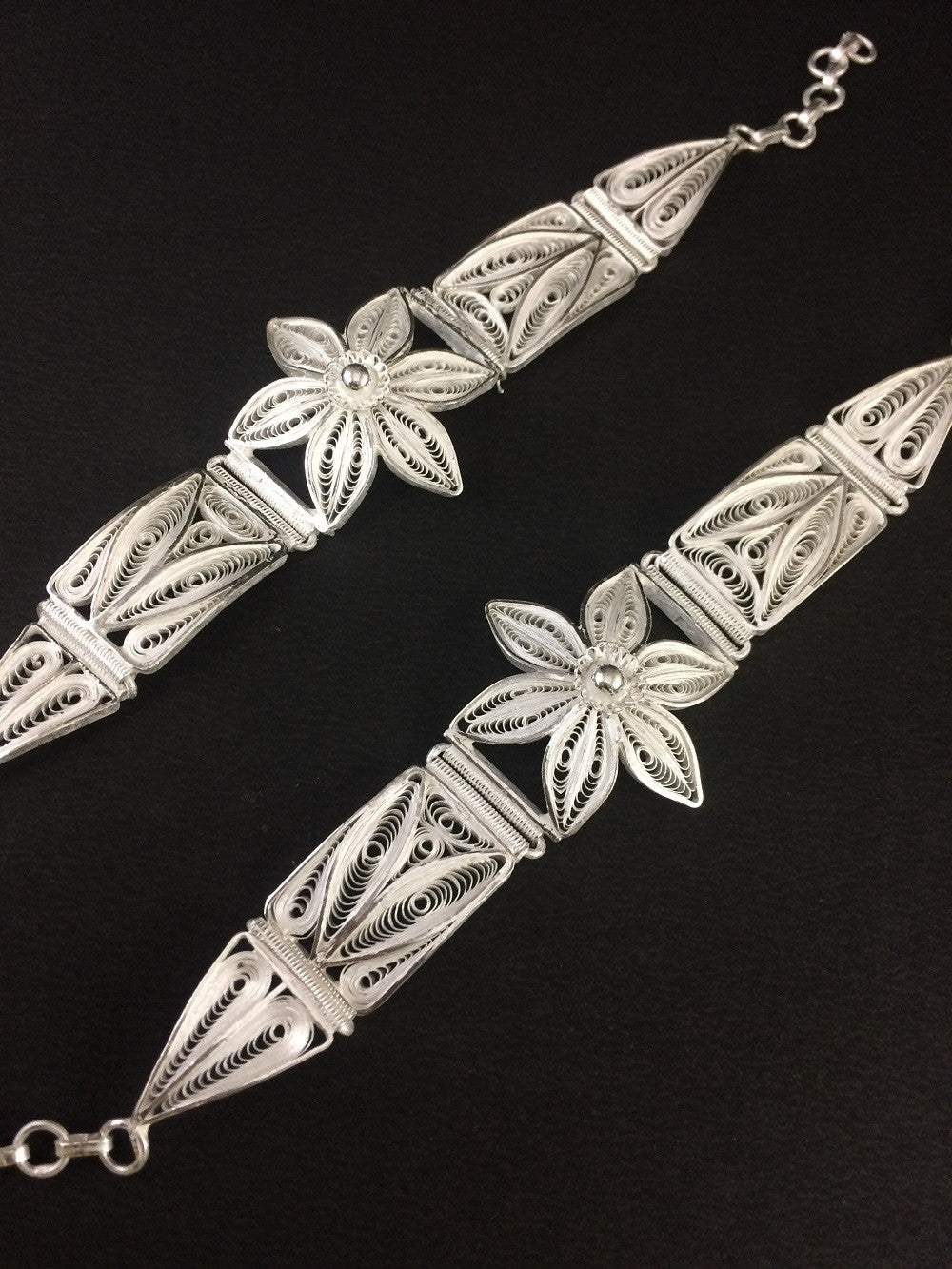 Odissi Jewelly Silver Filigree Bajuband       