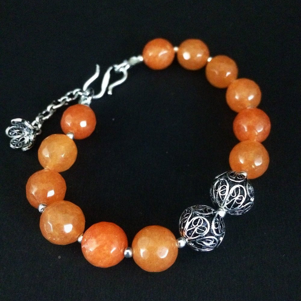 Orange Beads Bracelet online