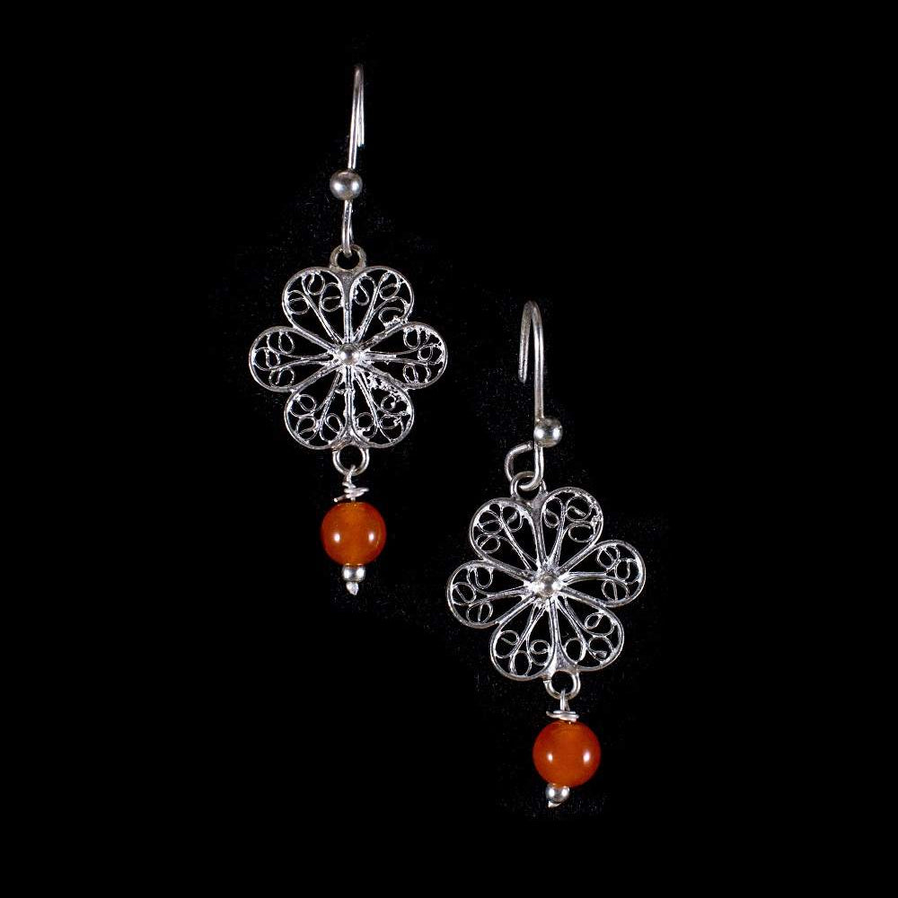 Orange Earrings    